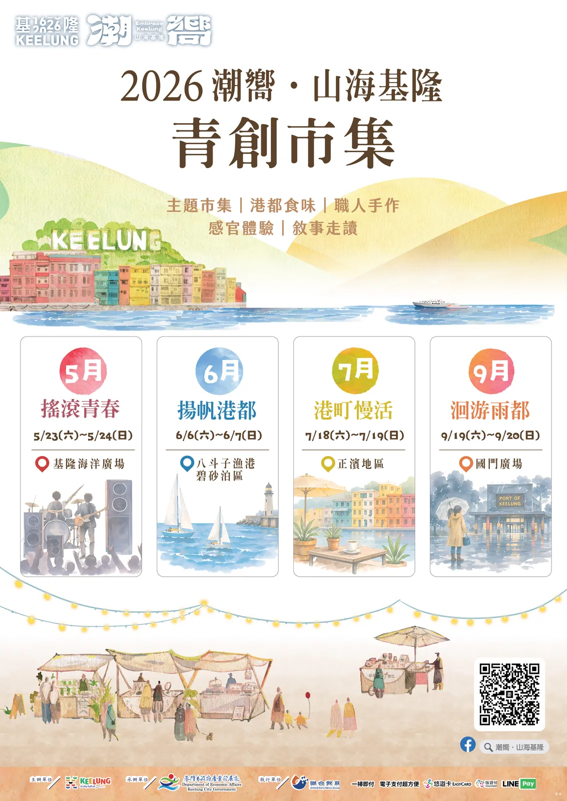 2026 潮嚮．山海基隆青創市集官方海報